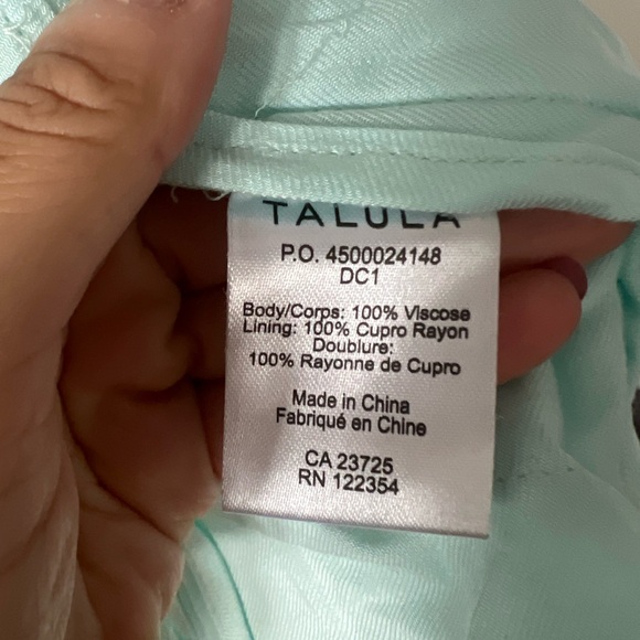 Aritzia Talula light turquoise blazer | size 4 - Picture 3 of 4